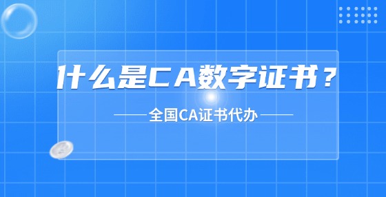 什么是CA數(shù)字證書？