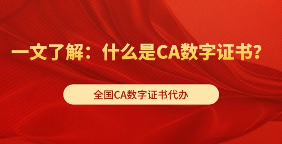 一文了解：什么是CA數(shù)字證書？